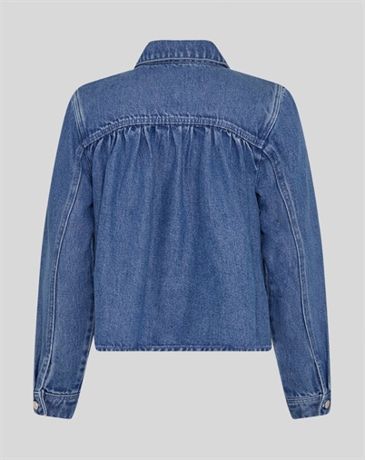 MSCH Copenhagen - MSCHAgo Rue Skjorte - Mid Blue Wash 